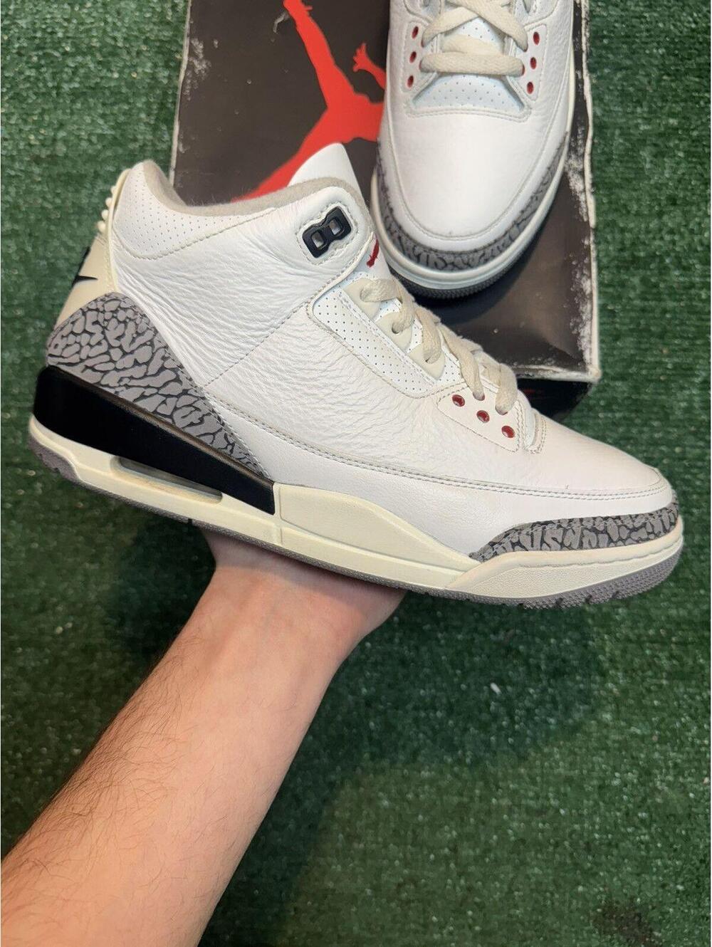 Jordan Retro 3 White Cement Reimagined Size 9